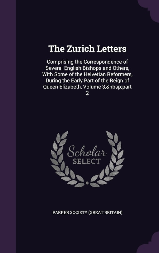 Front cover_The Zurich Letters