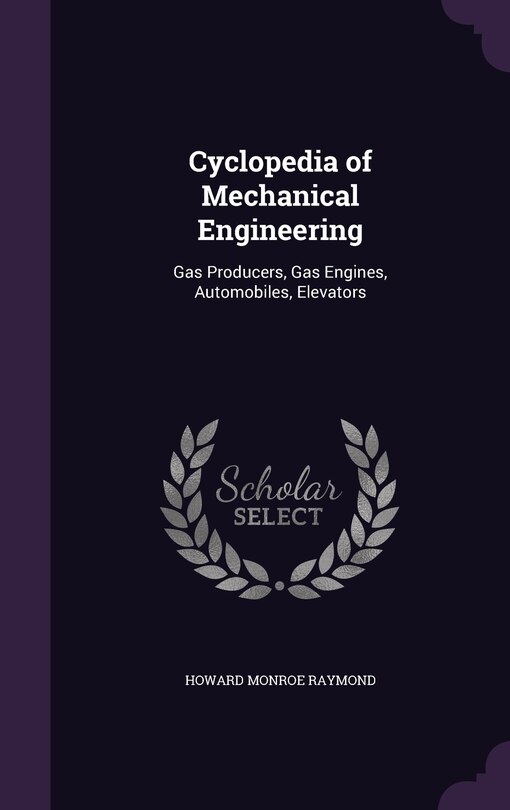 Couverture_Cyclopedia of Mechanical Engineering