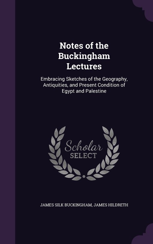 Front cover_Notes of the Buckingham Lectures