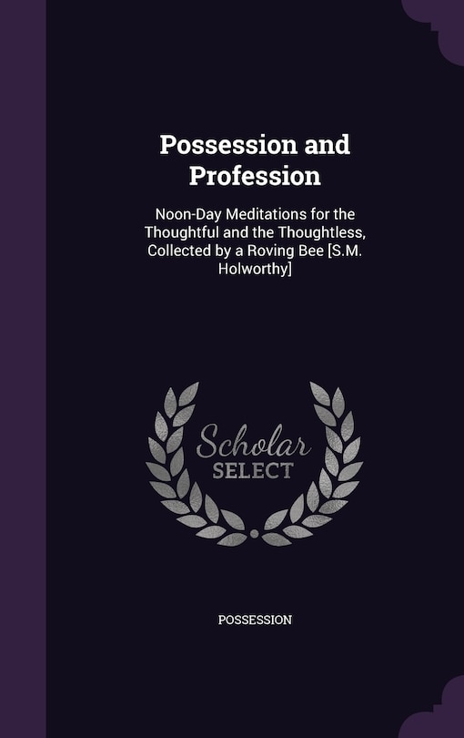 Front cover_Possession and Profession
