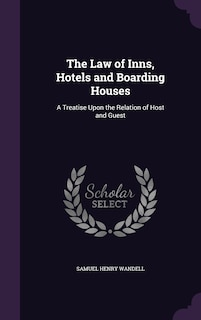 Couverture_The Law of Inns, Hotels and Boarding Houses