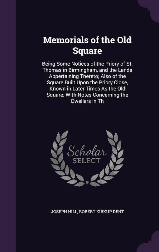 Front cover_Memorials of the Old Square