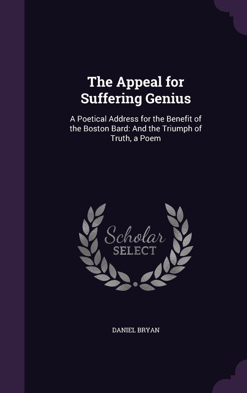 Couverture_The Appeal for Suffering Genius