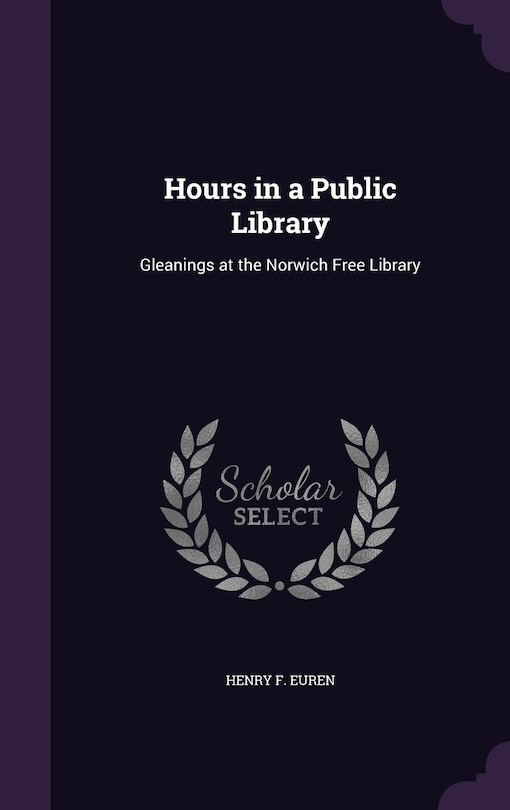 Front cover_Hours in a Public Library