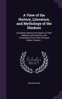 Couverture_A View of the History, Literature, and Mythology of the Hindoos