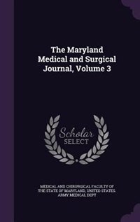Front cover_The Maryland Medical and Surgical Journal, Volume 3