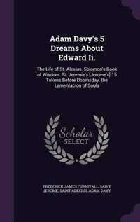 Couverture_Adam Davy's 5 Dreams About Edward Ii.