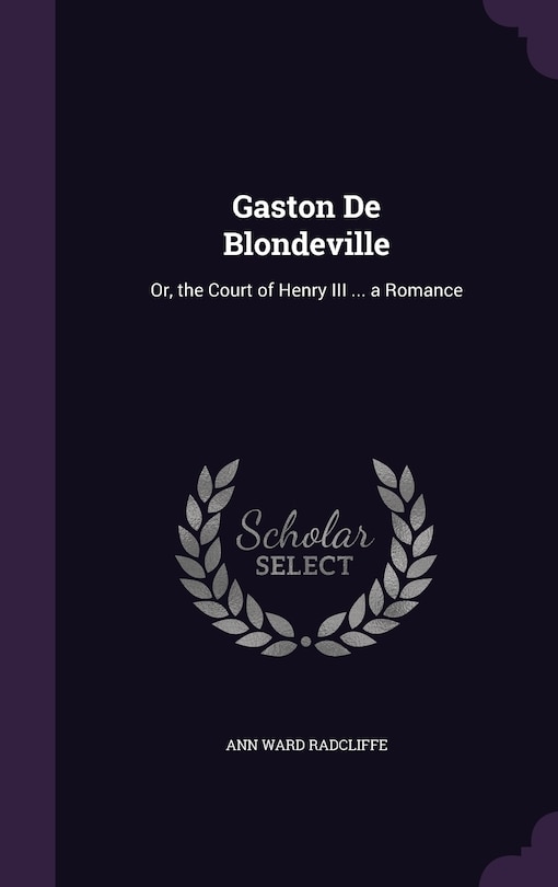 Front cover_Gaston De Blondeville