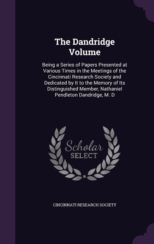 Couverture_The Dandridge Volume