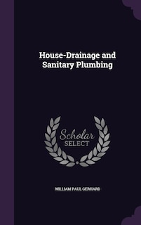 Front cover_House-Drainage and Sanitary Plumbing