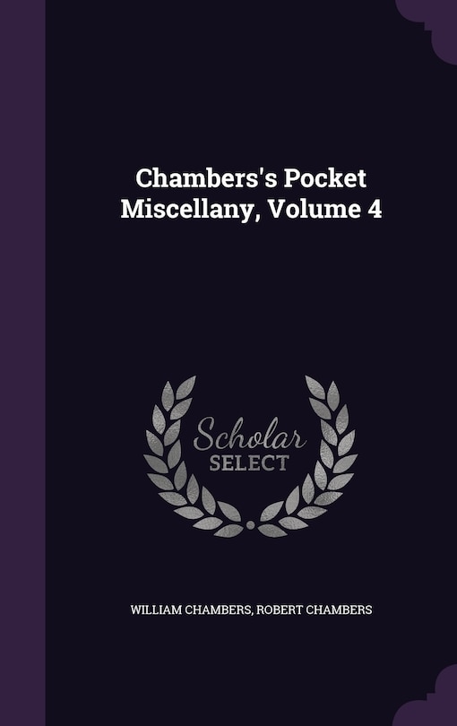 Front cover_Chambers's Pocket Miscellany, Volume 4