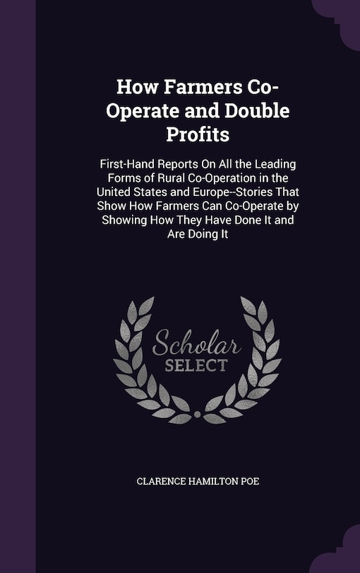 Front cover_How Farmers Co-Operate and Double Profits