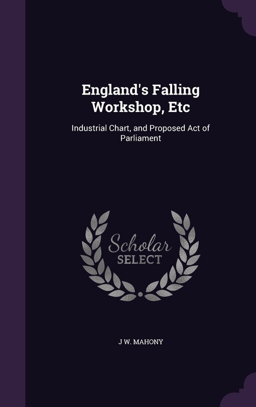 Front cover_England's Falling Workshop, Etc