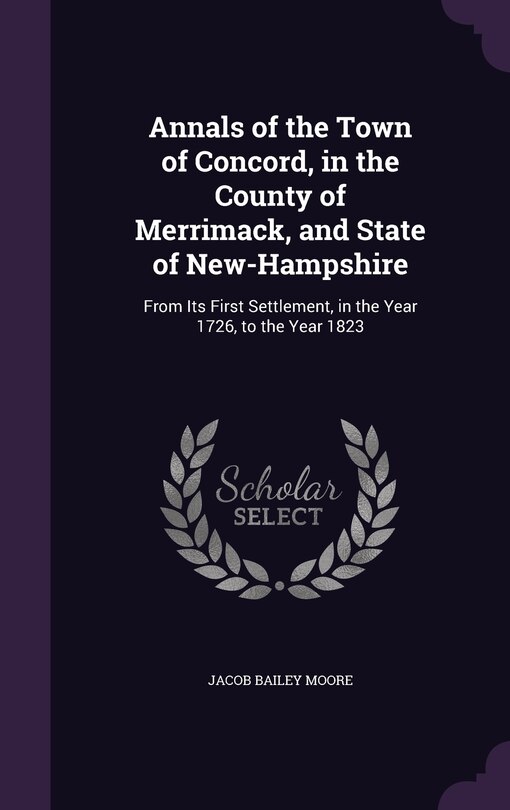 Front cover_Annals of the Town of Concord, in the County of Merrimack, and State of New-Hampshire