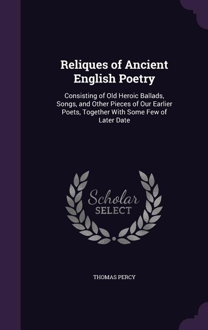 Couverture_Reliques of Ancient English Poetry