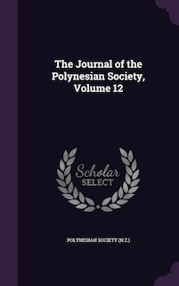 Front cover_The Journal of the Polynesian Society, Volume 12