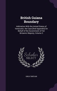 Front cover_British Guiana Boundary