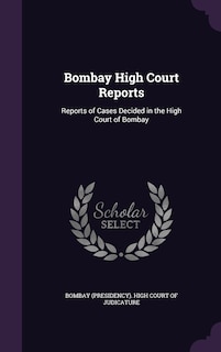 Couverture_Bombay High Court Reports
