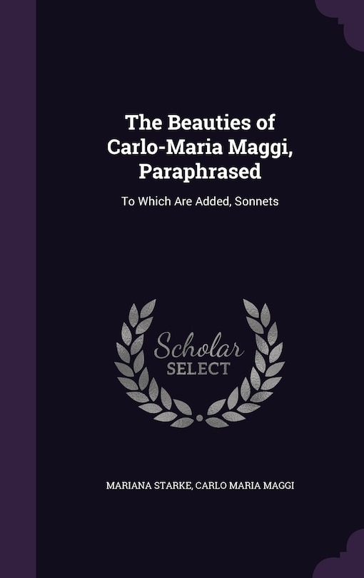 Couverture_The Beauties of Carlo-Maria Maggi, Paraphrased