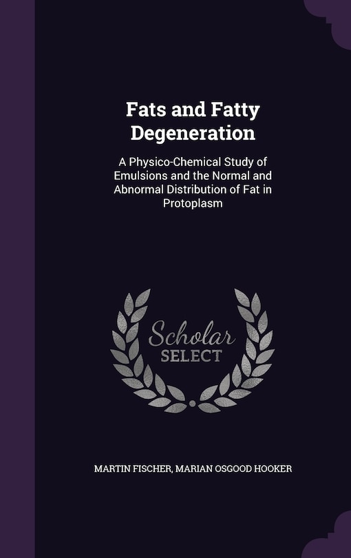 Front cover_Fats and Fatty Degeneration