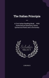 Couverture_The Italian Principia ...