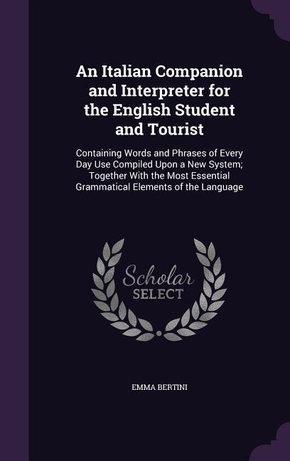 Couverture_An Italian Companion and Interpreter for the English Student and Tourist