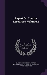 Front cover_Report On County Resources, Volume 2