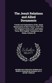 Couverture_The Jesuit Relations and Allied Documents