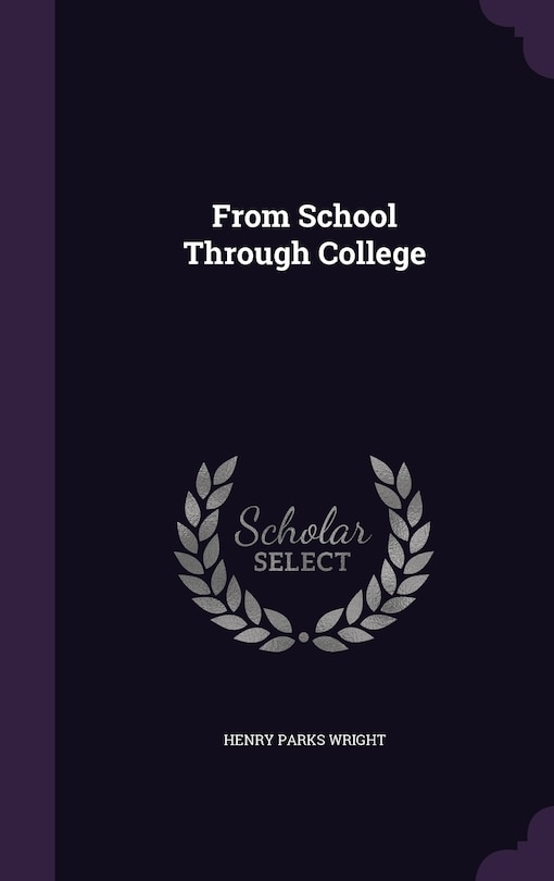 Front cover_From School Through College