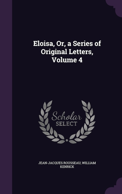 Front cover_Eloisa, Or, a Series of Original Letters, Volume 4