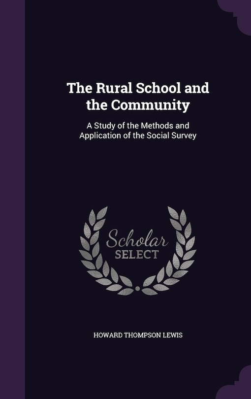 Couverture_The Rural School and the Community