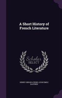 Couverture_A Short History of French Literature
