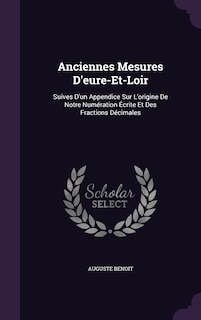 Front cover_Anciennes Mesures D'eure-Et-Loir