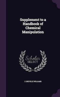 Front cover_Supplement to a Handbook of Chemical Manipulation