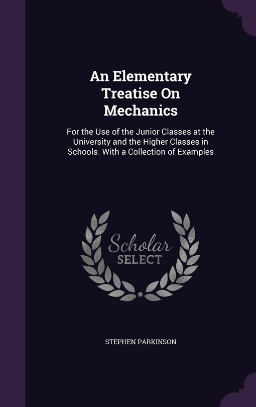 Front cover_An Elementary Treatise On Mechanics
