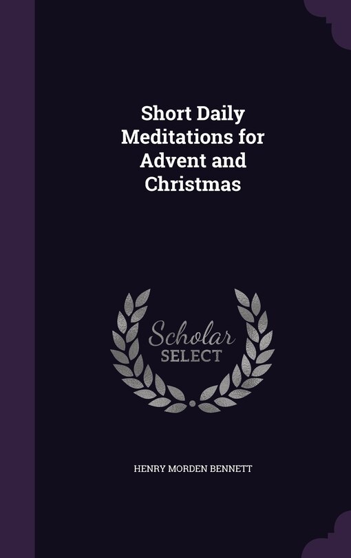Couverture_Short Daily Meditations for Advent and Christmas