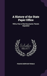 Couverture_A History of the State Paper Office