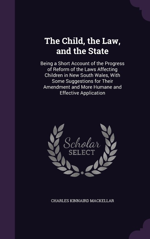 Front cover_The Child, the Law, and the State