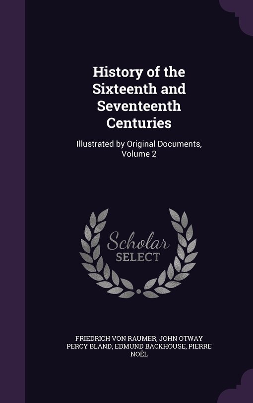 Front cover_History of the Sixteenth and Seventeenth Centuries