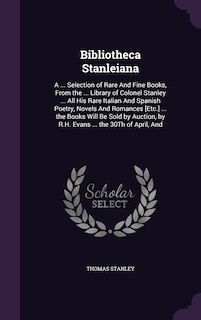 Front cover_Bibliotheca Stanleiana
