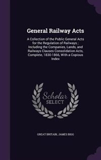 Couverture_General Railway Acts