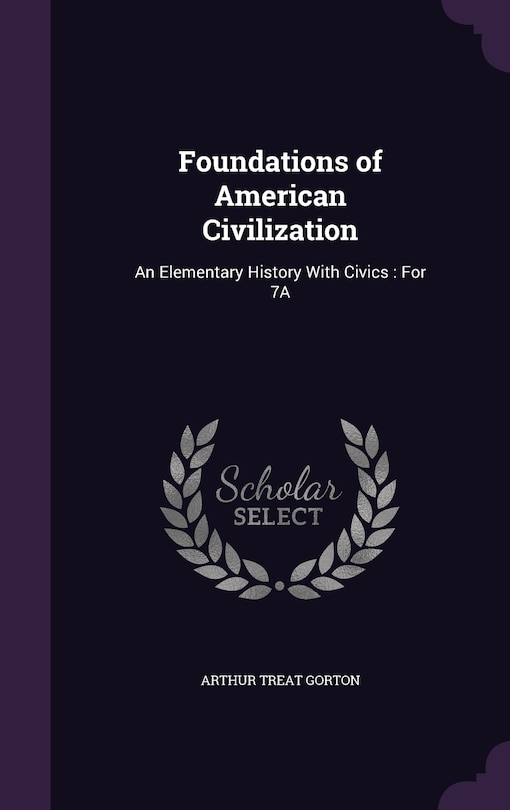 Couverture_Foundations of American Civilization