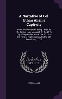 Couverture_A Narrative of Col. Ethan Allen's Captivity