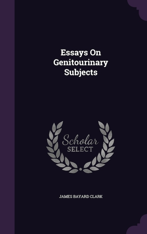 Front cover_Essays On Genitourinary Subjects