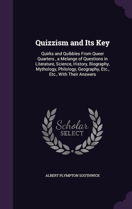 Front cover_Quizzism and Its Key