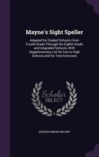 Couverture_Mayne's Sight Speller