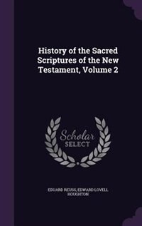 Couverture_History of the Sacred Scriptures of the New Testament, Volume 2