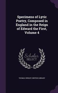 Front cover_Specimens of Lyric Poetry, Composed in England in the Reign of Edward the First, Volume 4