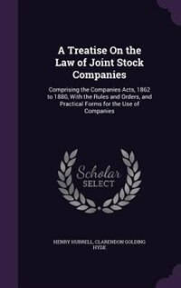 Front cover_A Treatise On the Law of Joint Stock Companies