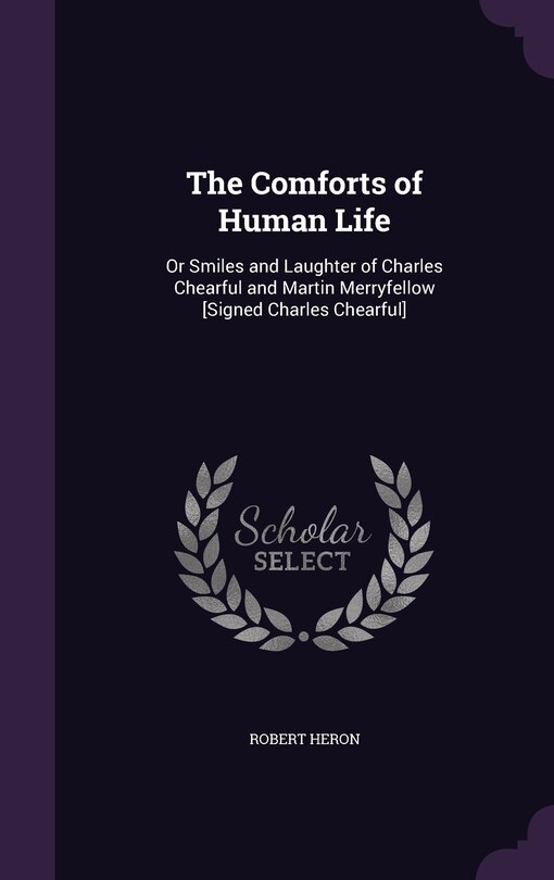 Front cover_The Comforts of Human Life